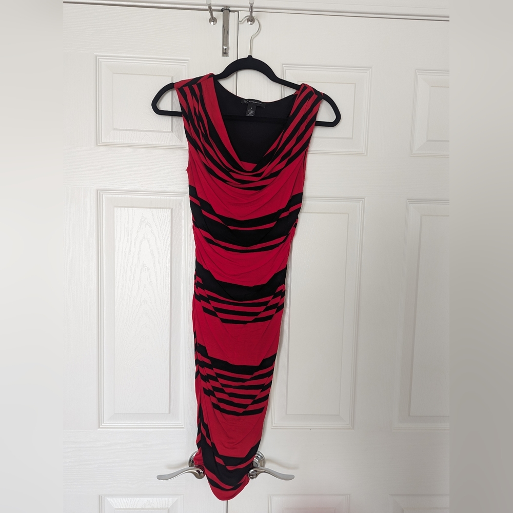 INC International Concepts Red Dress, Size Small, Color: Red and Black